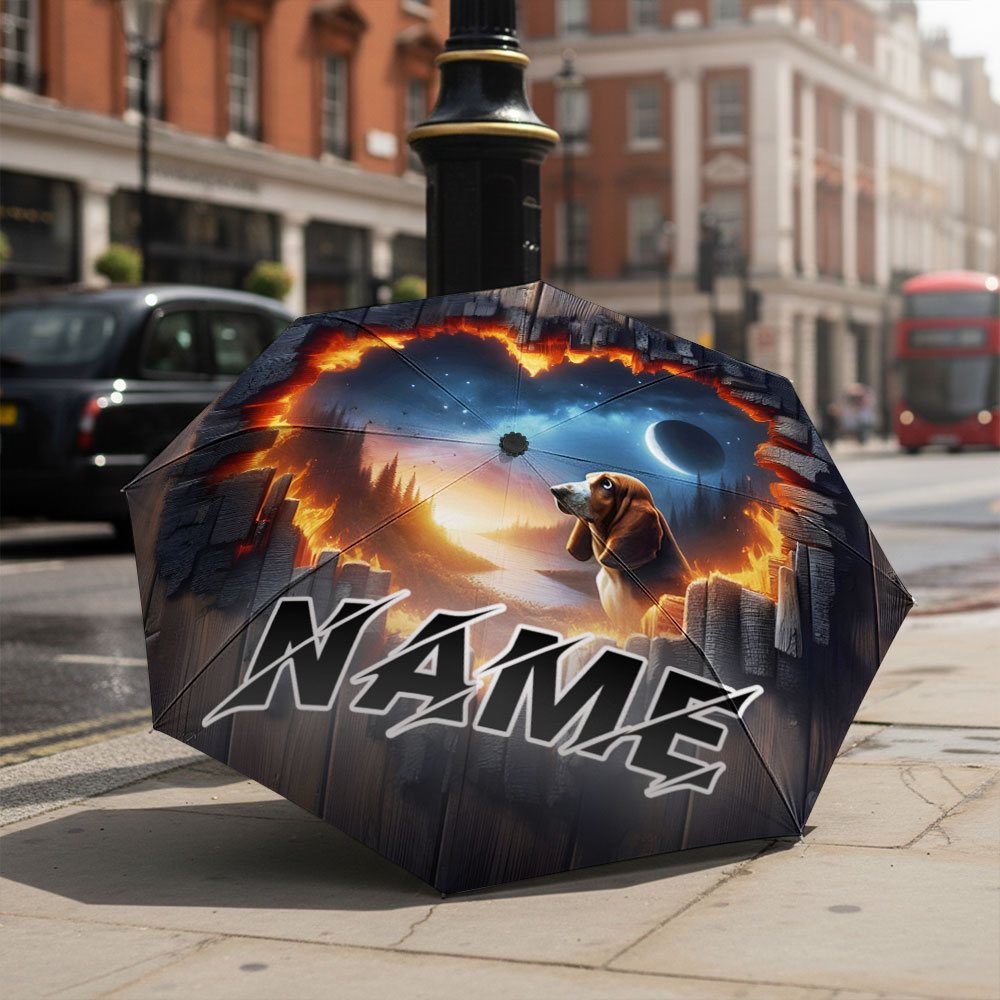 Custom Night Sky - Ombrello con Nome Personalizzato, 