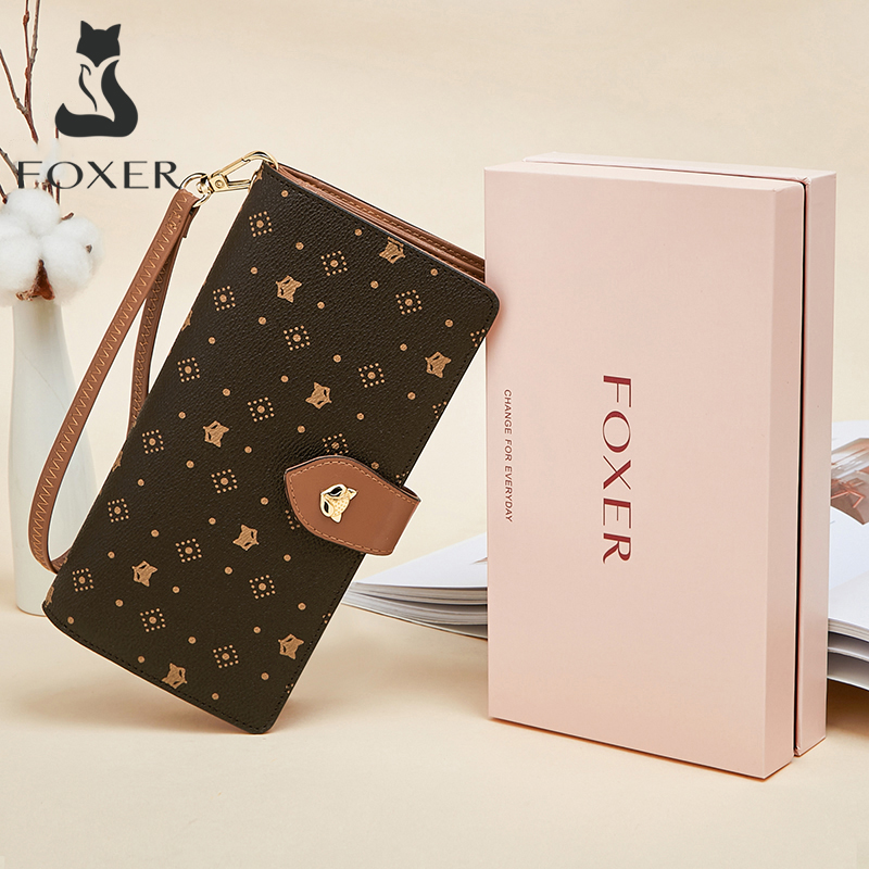 FOXER Portafoglio lungo da don - Monogram Keychain Leather recensione e prezzo