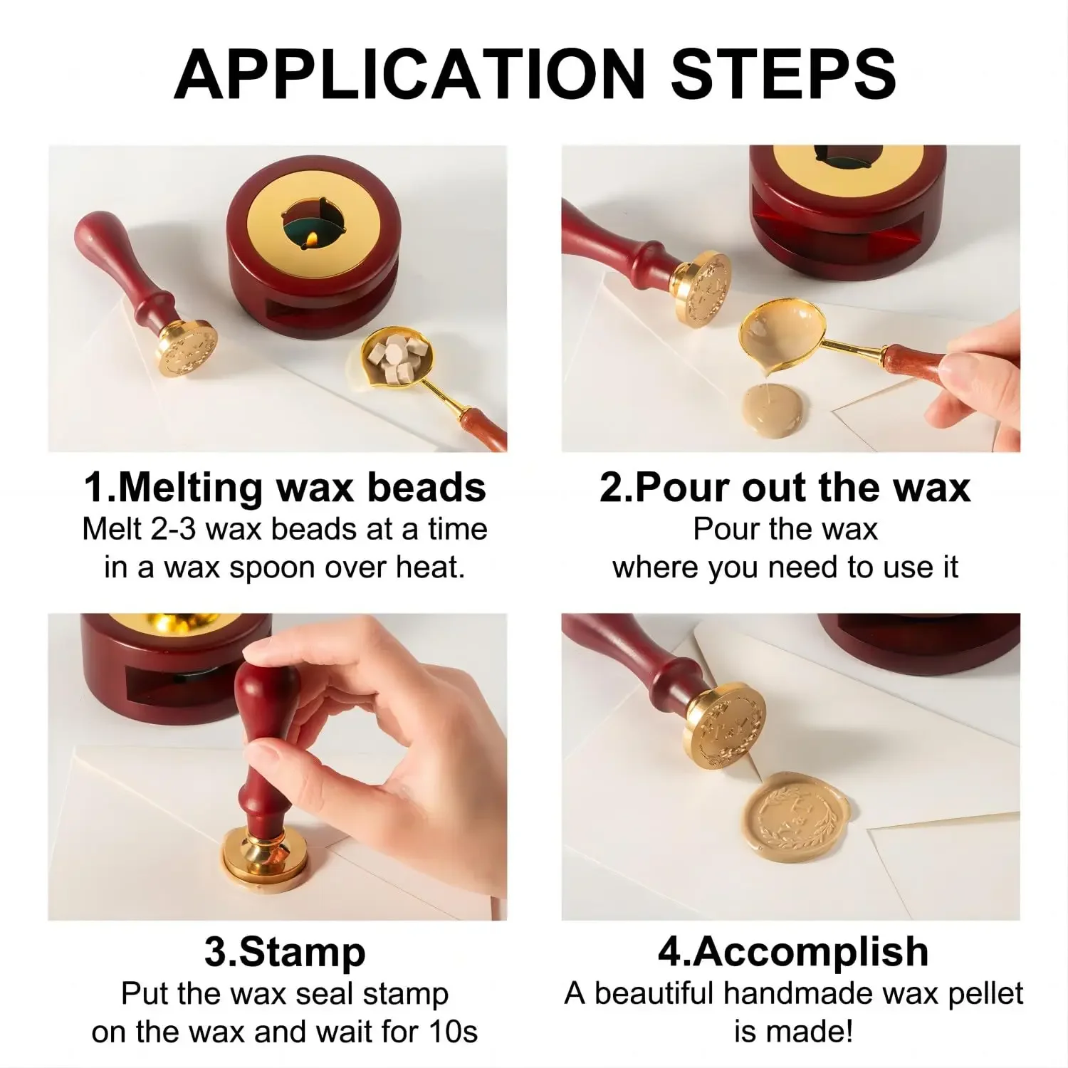 Kit timbro sigillo cera person - Wax Seal Letter Kit recensione e prezzo